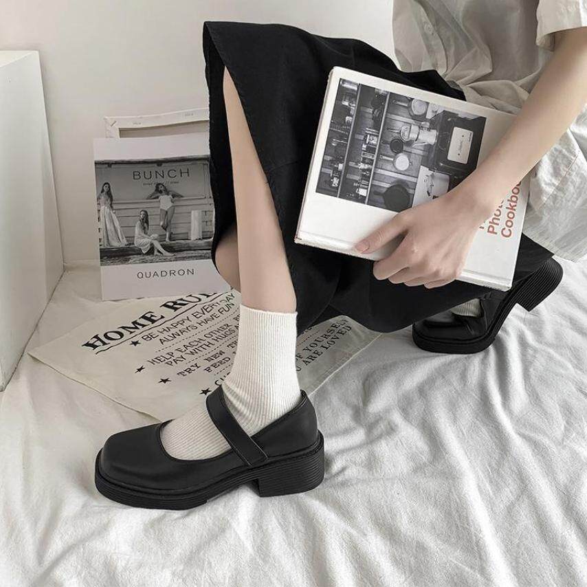 Vintage Mary Janes Giày Nữ Giày Nữ Giày Đi Học Giày Búp Bê Cho Nữ Giày Đế Bằng Ba Lê Cho Nữ Giảm Giá 122104 giá rẻ