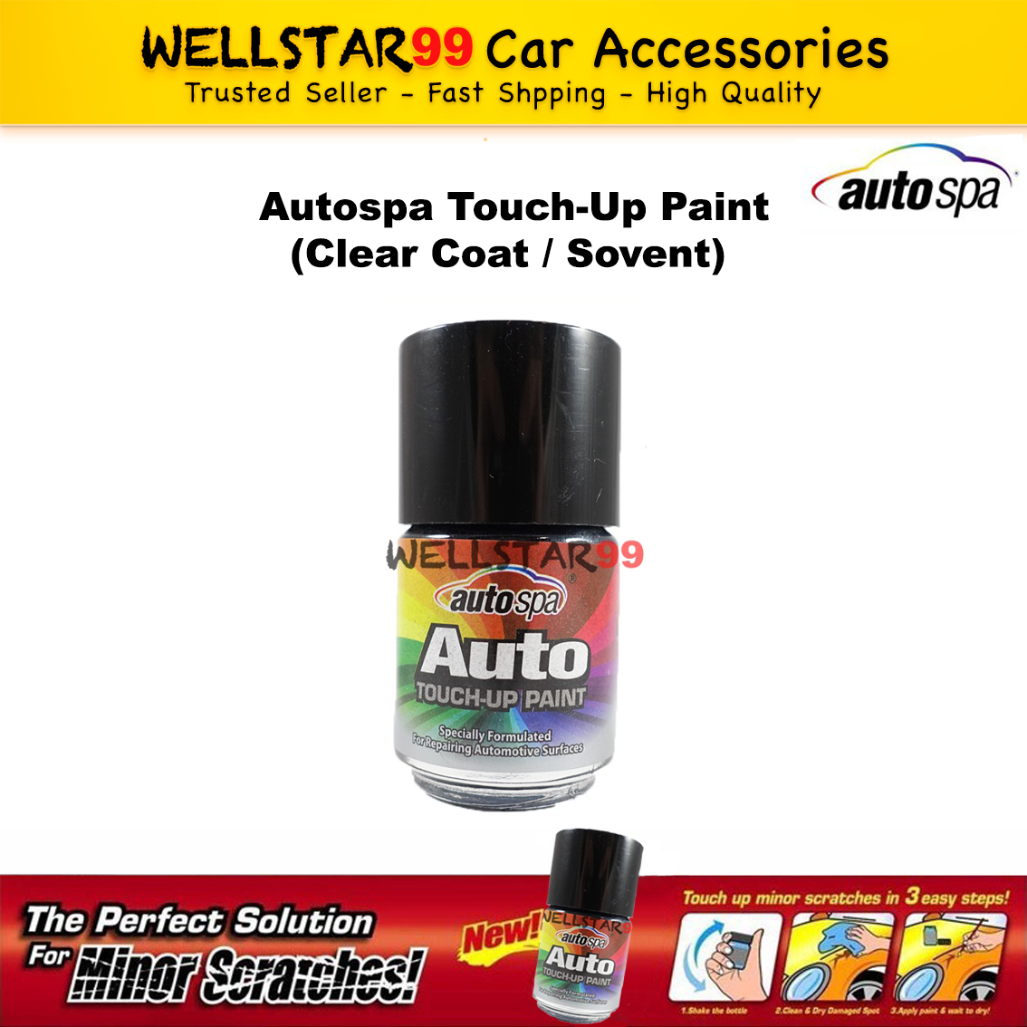 Autospa Solvent and Clear Coat Touch up paint Lazada