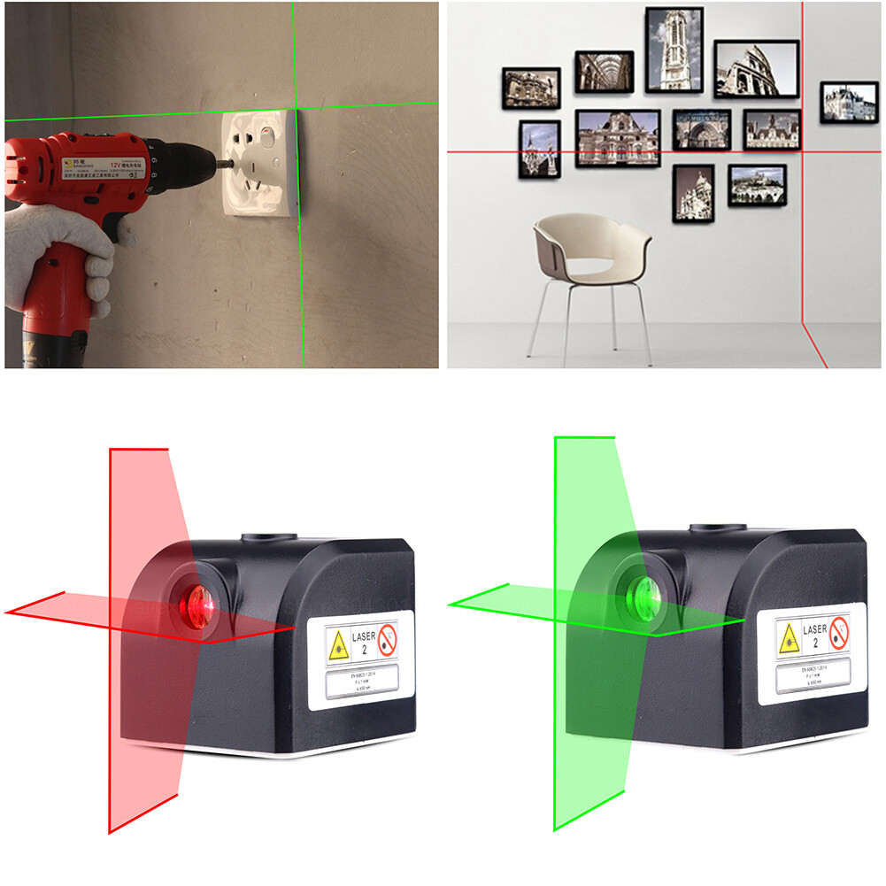 Self-Leveling Laser Level Cross Line LED 360 Degree Laser Beam Right Angle Precise Level Tool