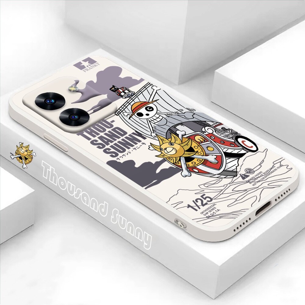 Case for iPhone 14 Pro Max 14 Plus iPhone 13 Pro Max iPhone 11 Pro Max iPhone 12 Pro Max iPhone XR XS Max iPhone 6S Plus 7 8 Plus SE 2020 One Piece Thousand Sunny Soft Silicone Phone Case Cover