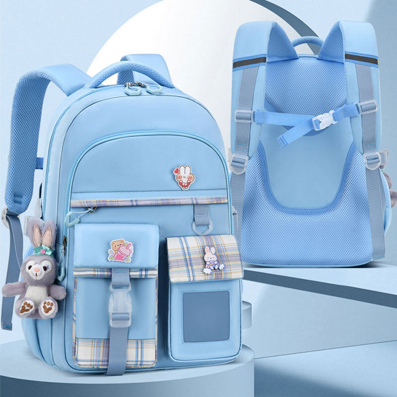 JOYNCLEON New schoolbag for elementary school students Large capacity lightweight children's backpack for girls grades 1-3-6