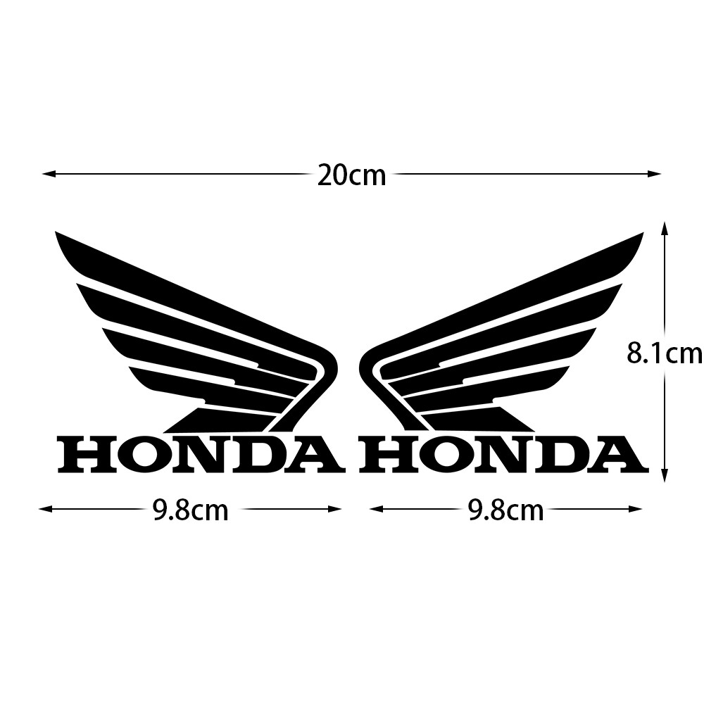Nhãn dán xe máy Honda Xe máy cá nhân Logo Honda Đề can phản quang trang trí