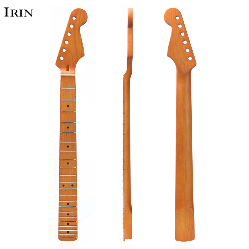 22 Fret Electric Guitar Neck With Adjustable Truss Rod Maple Handle Replacement Compatible For St Strat Guitar