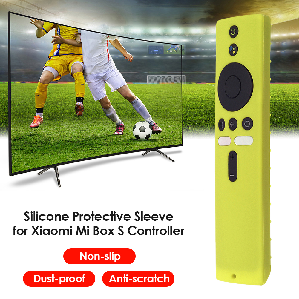 Silicone Remote Control Case for Xiaomi Mi Box S/4K/TV Stick Cover Shockproof Protector