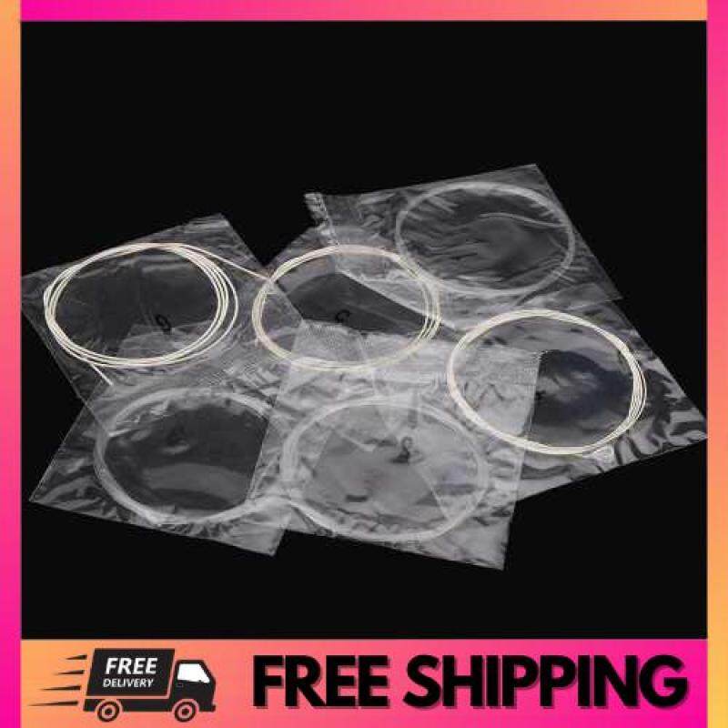 Classic Guitar Six Strings Nylon Silver Plating Set Super Light Acoustic Guitar Musical Instruments (Silver) Malaysia