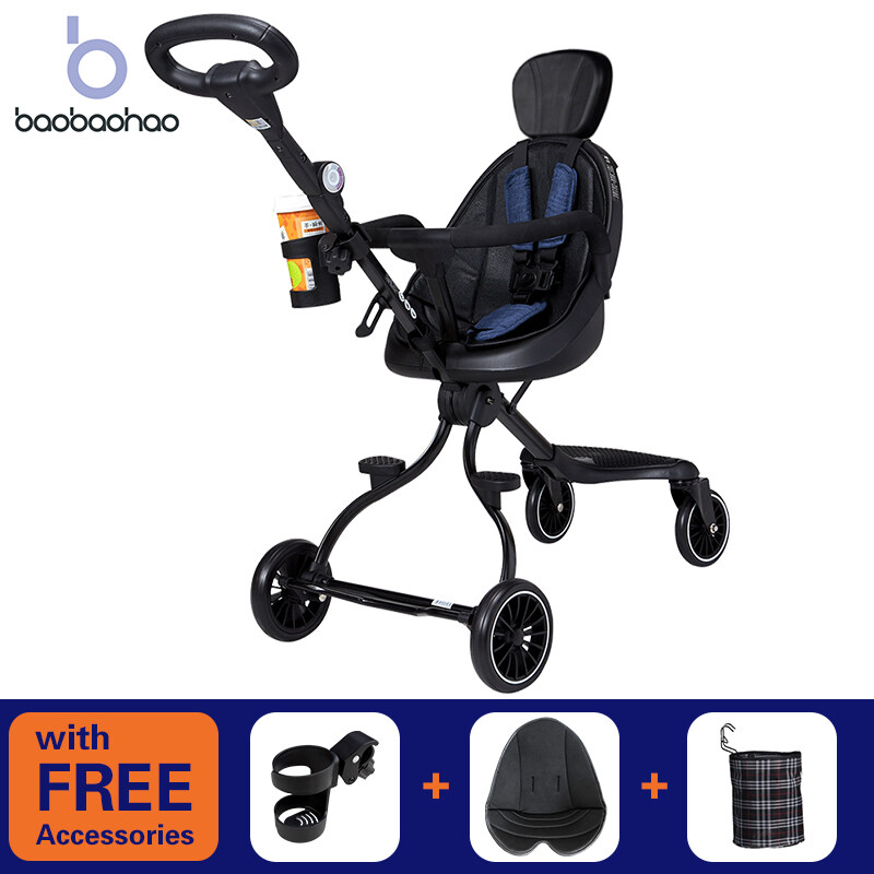 BaoBaoHao Baby Magic Stroller Compact Cabin Size Lightweight Upgraded Tricycle for Kids Travel Singapore