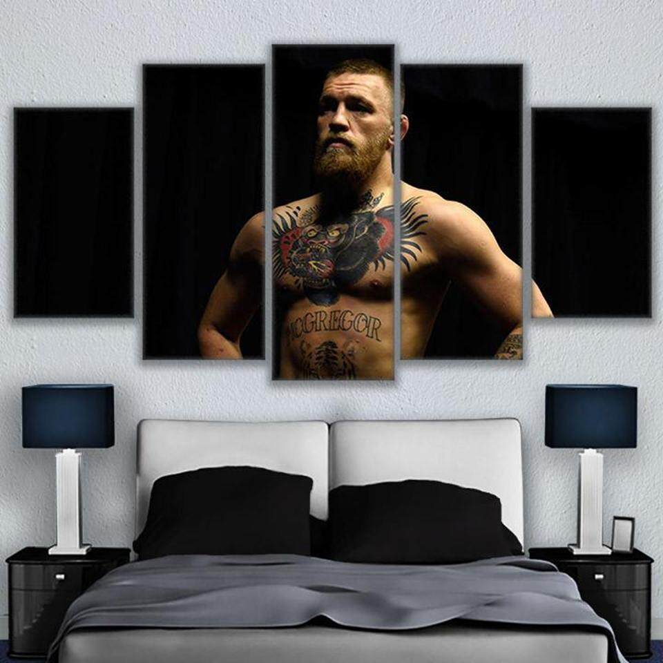 CONOR MCGREGOR BOXER PHOTO PRINT ON FRAMED CANVAS WALL ART