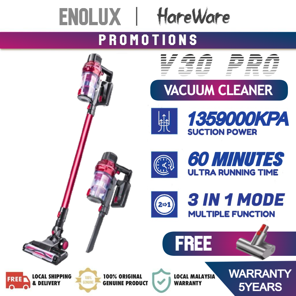 V30 PRO Cordless Vacuum Dust Mite Wireless Handheld Vacuum Lazada