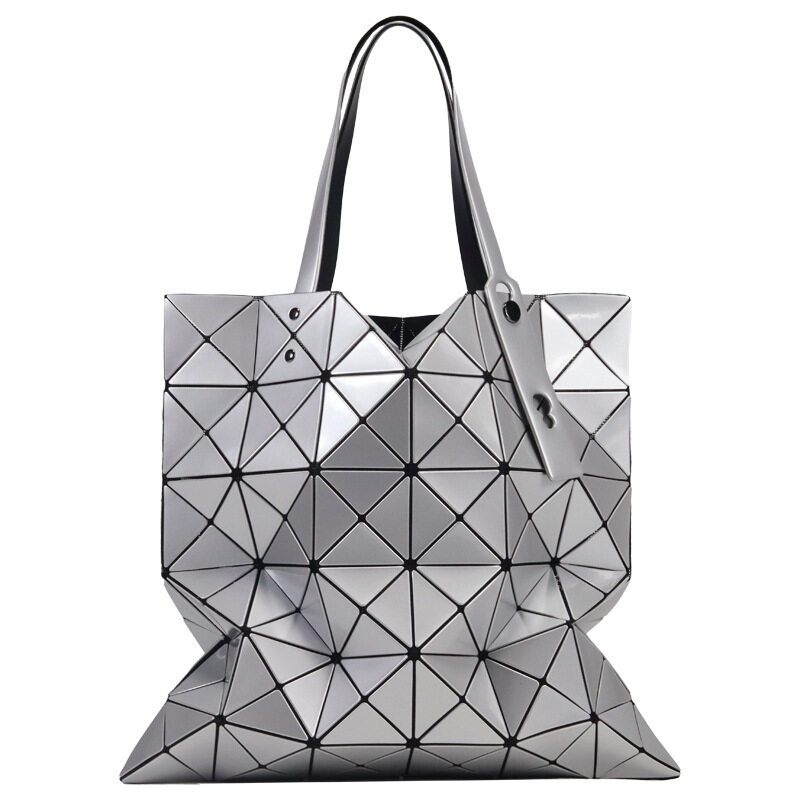 KLOP 【Free Shipping】Issey Miyake Fashion Shoulder Bag Women's Bag Diamond Geometric Bag Tote Handbag