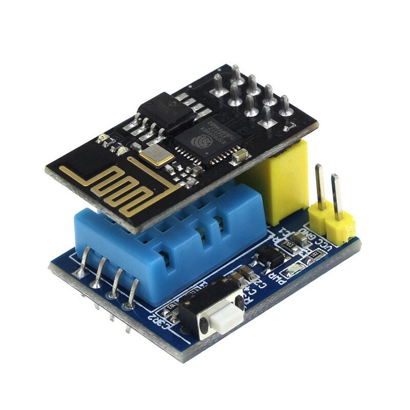 ESP8266 ESP-01 ESP-01S Mô-đun Cảm Biến Độ Ẩm Nhiệt Độ DHT11 ESP8266 WIFI NodeMCU Bộ Dụng Cụ Tự Làm IOT Cho Gia Đình Thông Minh