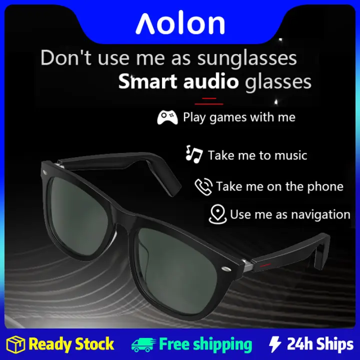 smart bluetooth sunglasses stereo handsfree headset