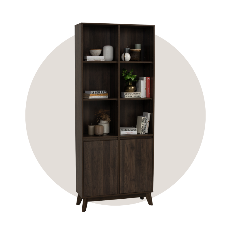 Alora Furniture HIRADO Bookcase / File / Book Shelf / Book