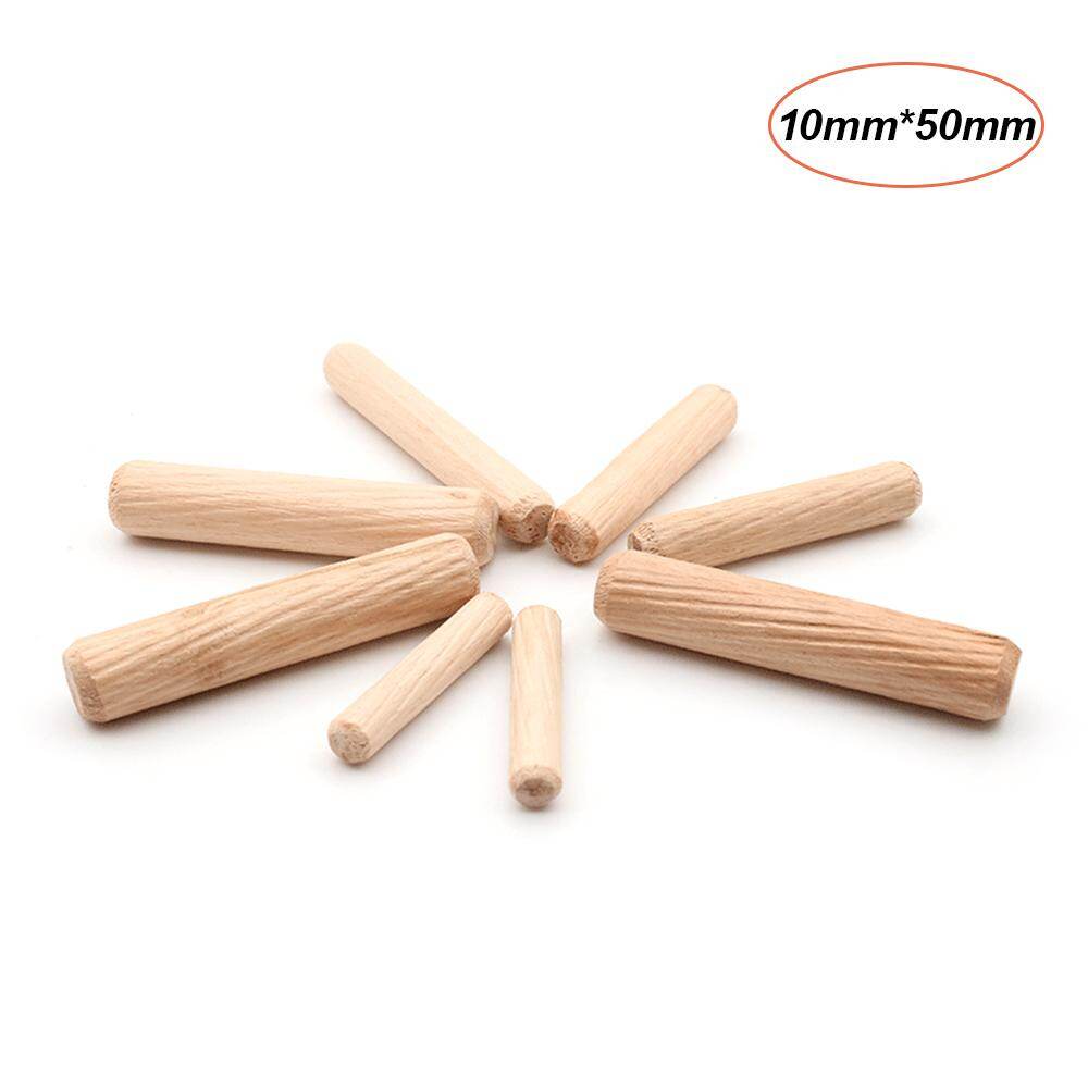 100pcs Dowel Wood Dowels Fluted Wooden Dowels Set of 100pcs Dowel Pins Fluted Pins for Furniture Cabinets