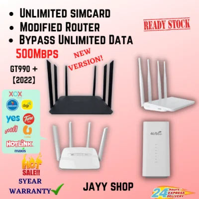 5 years warranty !! MOD Unlocked modem CPE PRO /RS 980/RS980+/RS860/GT 990 4G/5G router wifi Simcard Unlimited Internet LTE Wifi Router 300Mbps Hight Speed Wireless Mesh wifi modem modify modem wifi simcard*modem wifi modified unlimited*modem wifi modifie