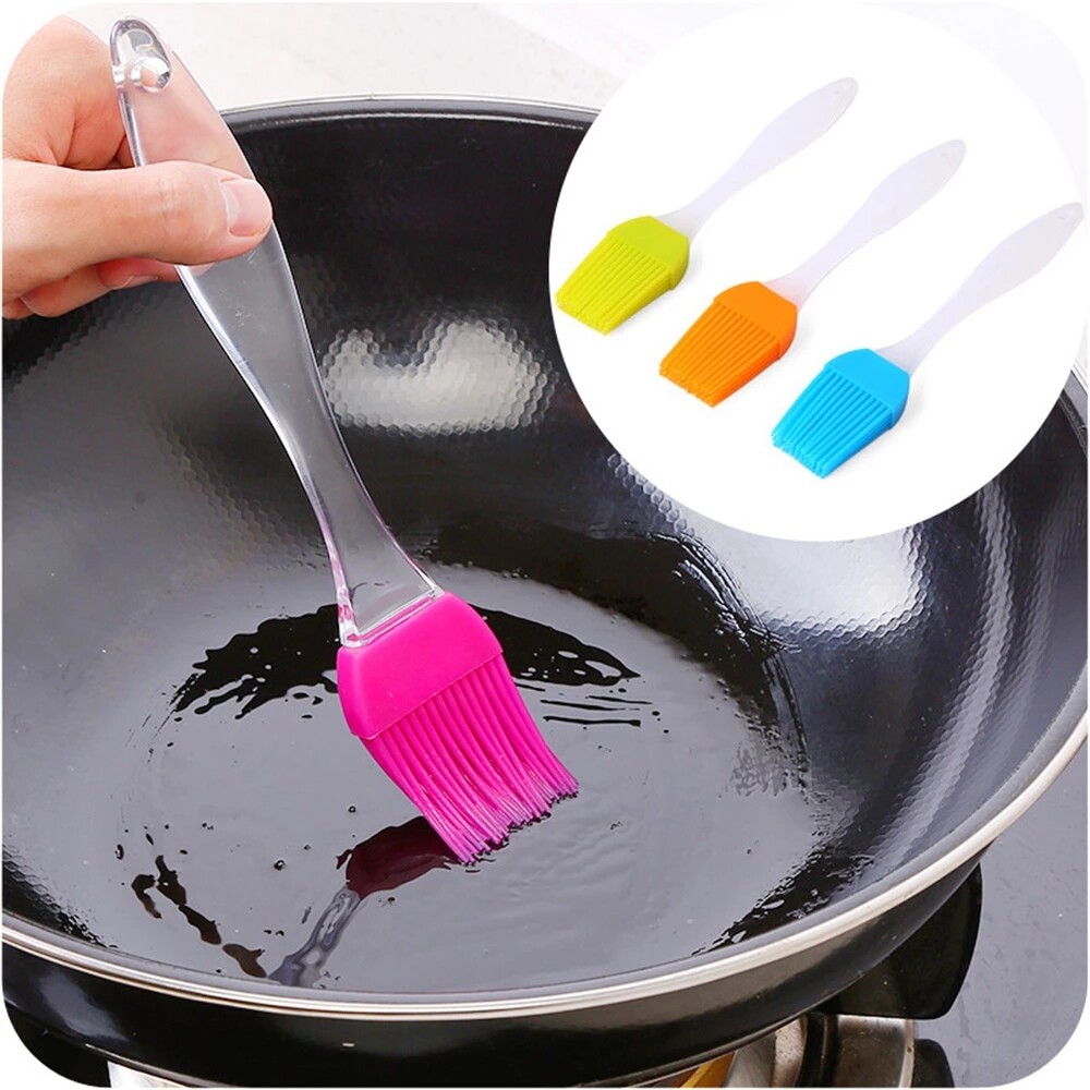 Barbecue Brush Portable Silicone Baking Cake Pastry Bread Bakeware Oil Roast Cream Utensil Basting Brush