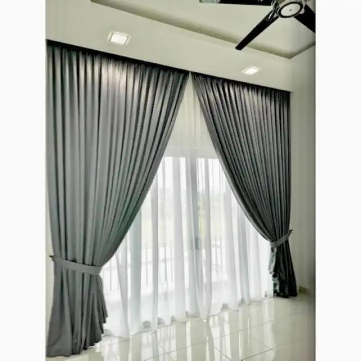 Shangarila Blackout Curtain 80 With Hook Or Eyelet Type