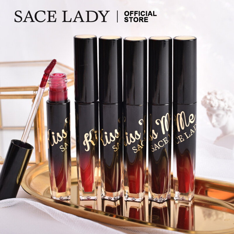 SACE LADY Lip & Má Tint Không Thấm Nước Lâu Dài Son Môi Matte Make Up Mỹ Phẩm giá rẻ