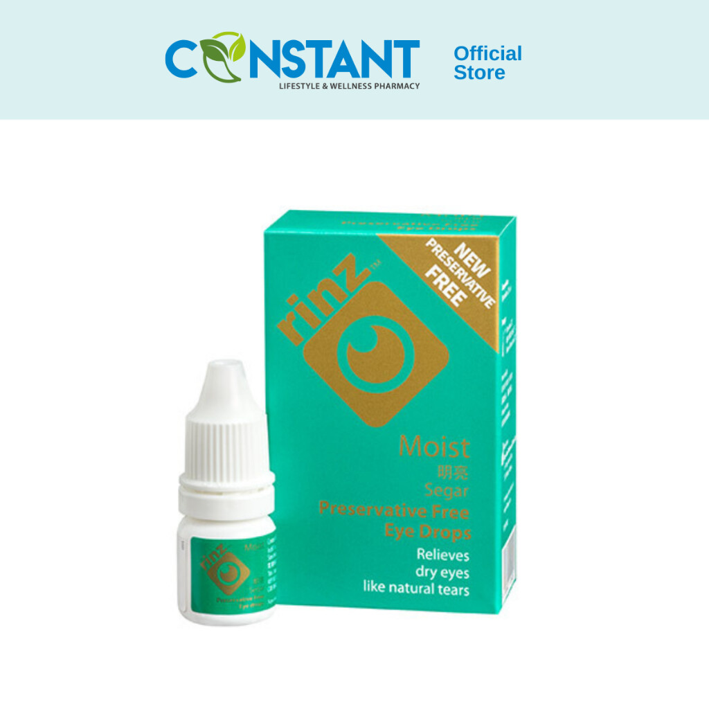 Rinz Moist Preservative Free Eye Drops 5ml Lazada