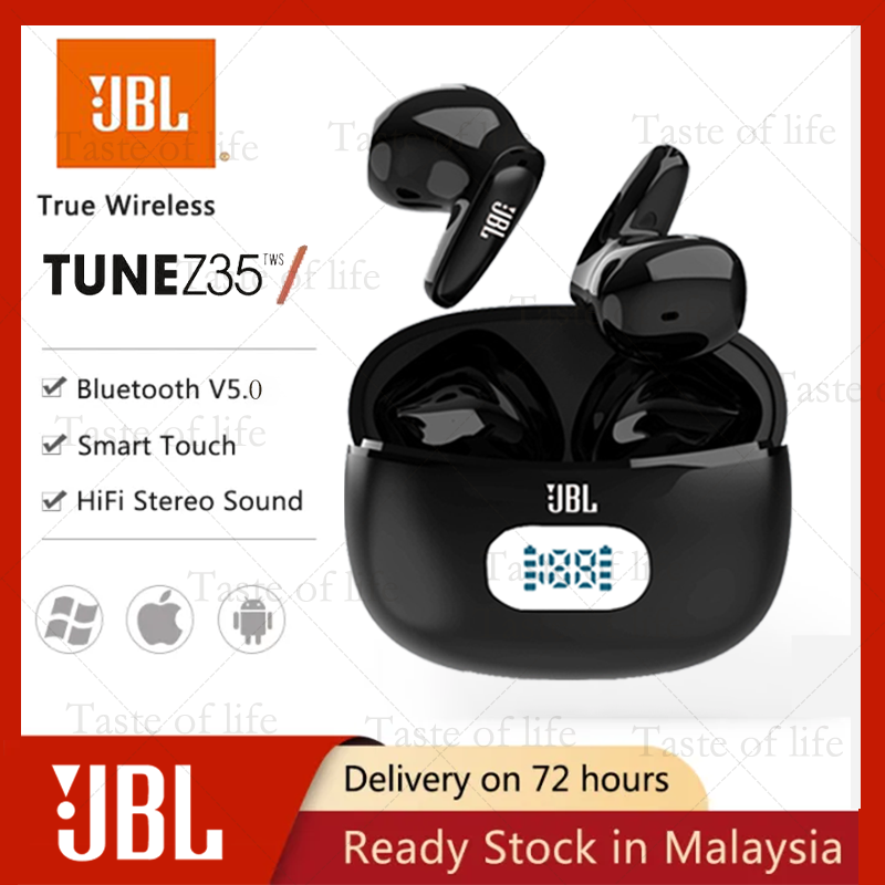 Bluetooth Earphone JBL TUNE Z35 TWS Wireless Earbuds noise