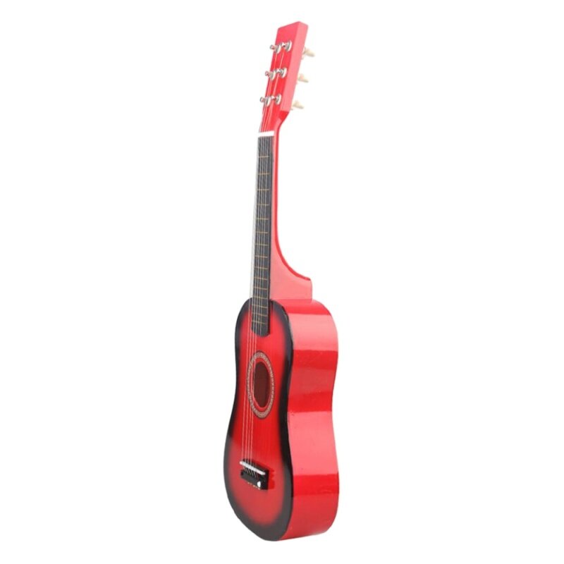 Guitar Nhỏ Màu Đỏ 23 Inch Âm Thanh Kỳ Diệu, Cho Người Mới Bắt Đầu Chàng Trai Cô Gái Dụng Cụ Du Lịch Ba Lô Đi Biển Trẻ Em Trẻ Em Người Lớn