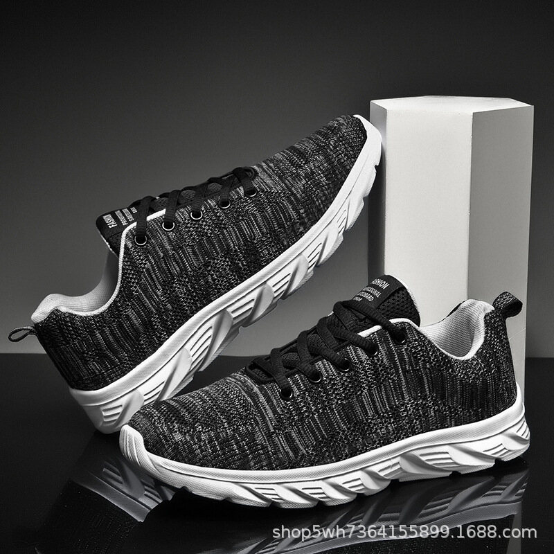 Running Shoes for Men Sports Shoes on Sale All Black Shoes for Men Jogging Shoes Fashion Sneakers Korea Style - 1