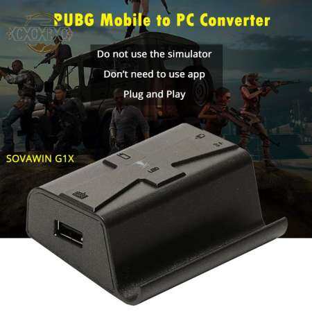 G1X PUBG Mobile จอยควบคุมเกมเมาส์คีย์บอร์ดเล่นเกม Android โทรศัพท์ PC Converter อะแดปเตอร์สำหรับ iPhone