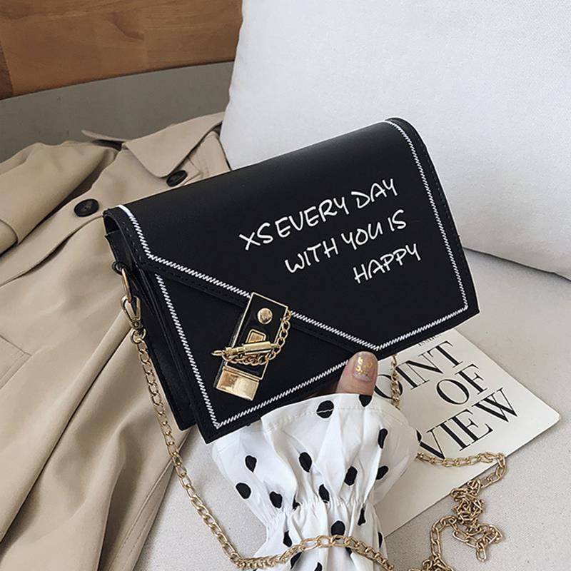 Bag woman 2019 new chain slanted bag summer 100 fashion Korean version of foreign air texture trend small square bag