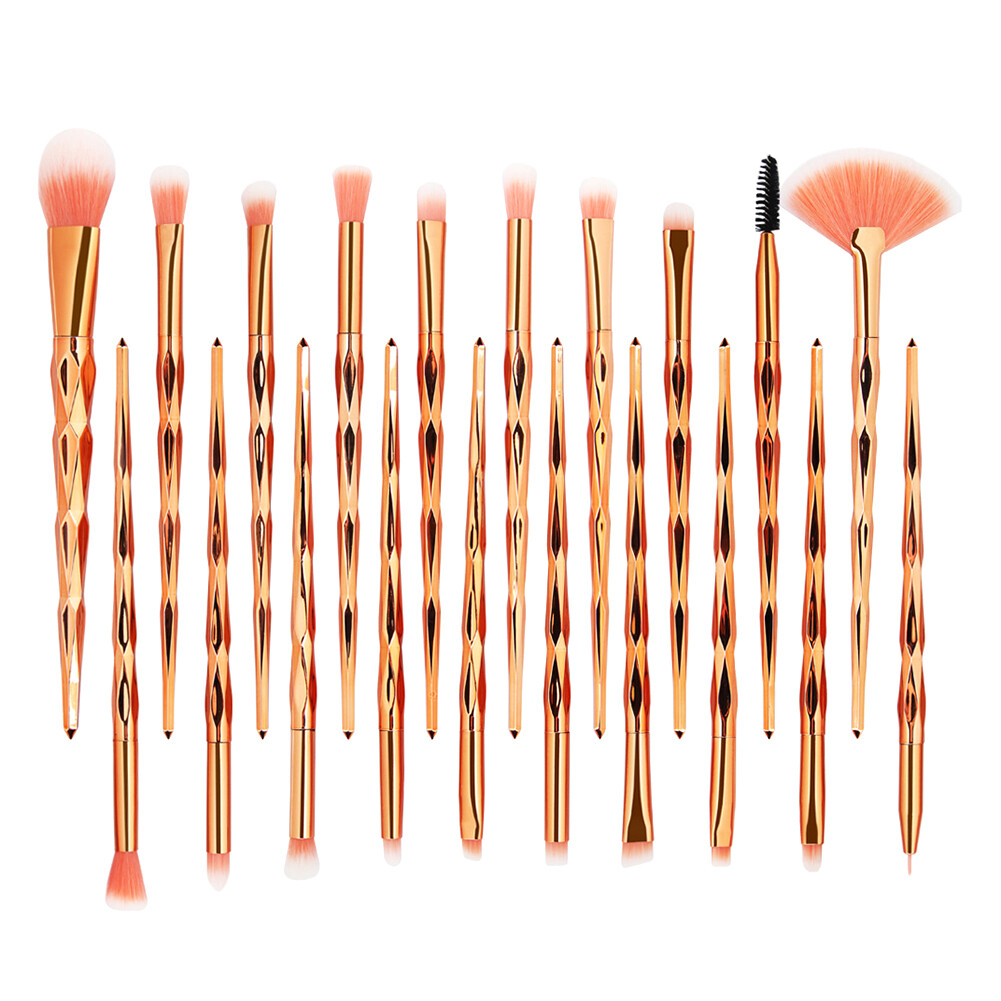 【LuckShops】20pcs Set Makeup Brush Set Makeup Brushes Kit Tools Professional Makeup Makeup Brushes Eyes Brush