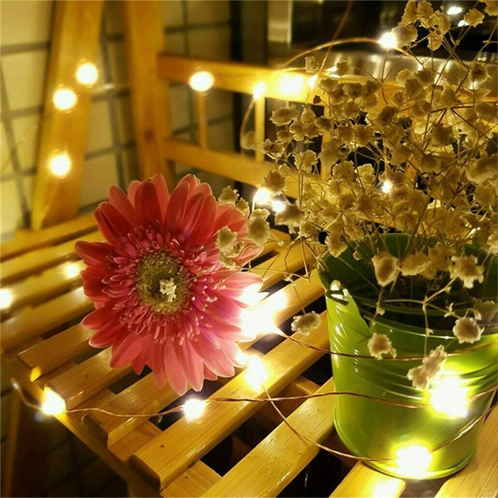 【HOMESTYLISH】 LED Light String Light String Party Decor Waterproof 5V USB Copper String