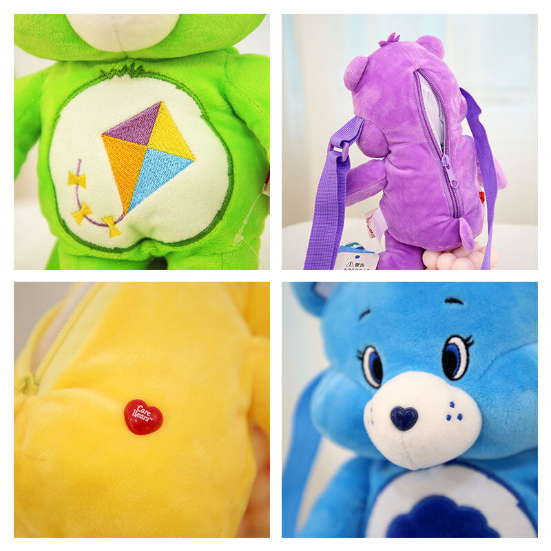 YA ZHOU LONG Love Bear Backpack plush doll birthday gift bag