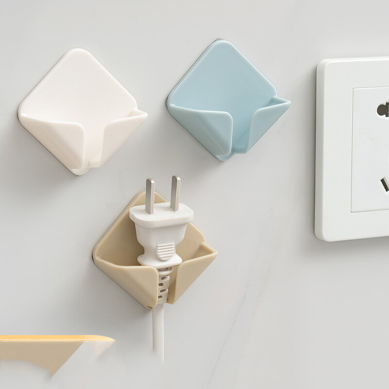 【YIDEA Hongkong】ổ Cắm Nhà Bếp Móc Cắm Dây Dán Trong Suốt Bán Sỉ Phích Cắm Điện Không Cần Đục Lỗ Mạnh Mẽ Giá Lưu Trữ