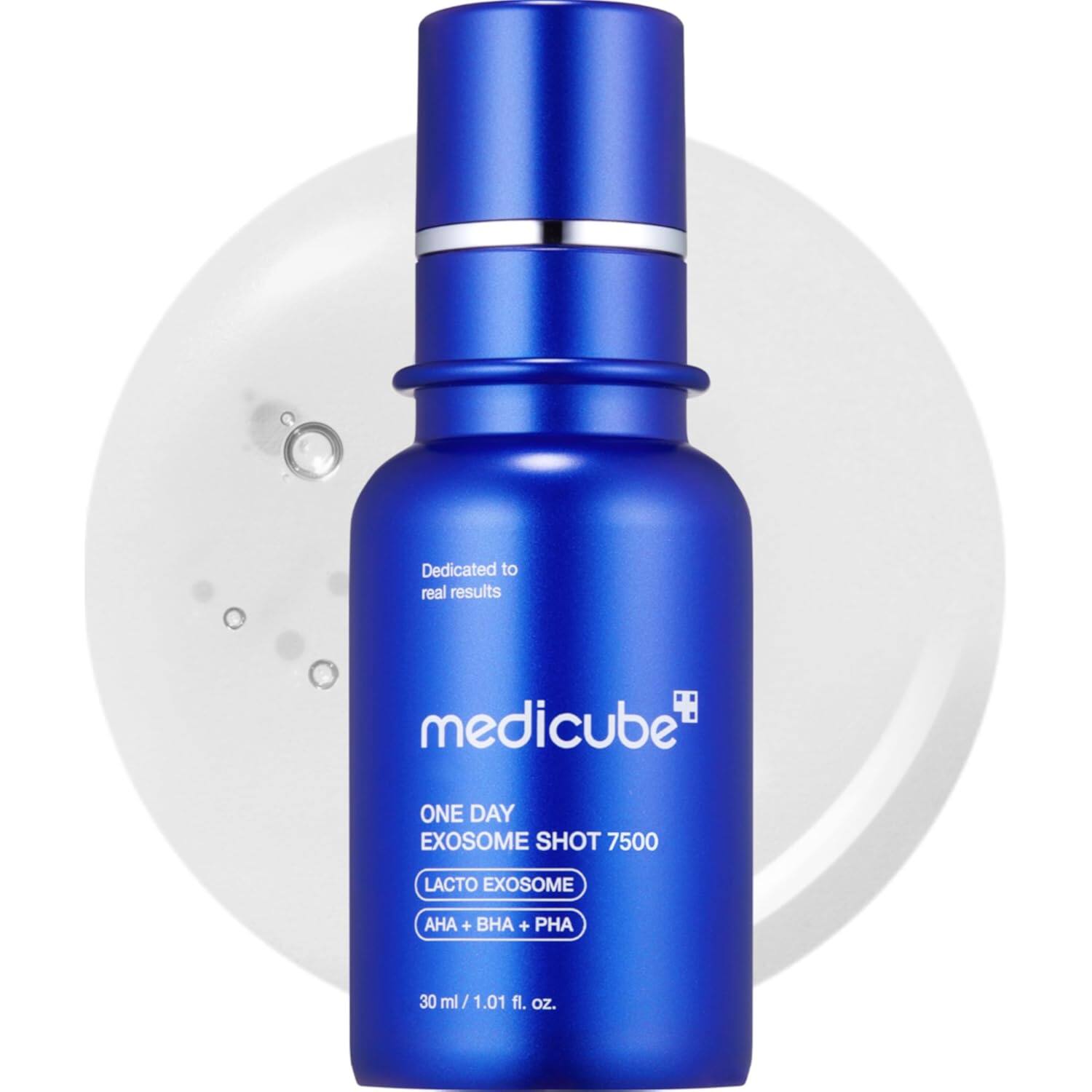 New Medicube Zero Exosome Shot 7,500 PPM Spicule Facial Serum | Liquid Skin Booster Serum | Exosome,