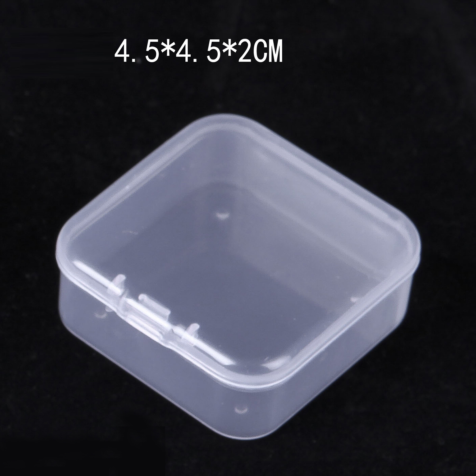 Packaging Box For Earrings Finishing Jewelry Storage Plastic Boxes Square Transparent