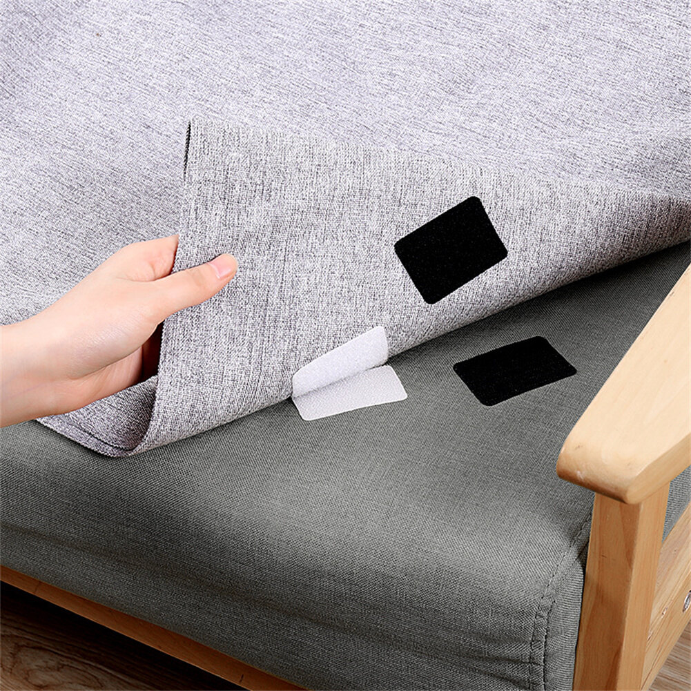 TTMU 5pcs Strong Self Adhesive Fastener Dots Stickers Antiskid Sticker Hooks Adhesive Hook Loop Tape for Bed Sheet Sofa Carpet Fastener Adhesive