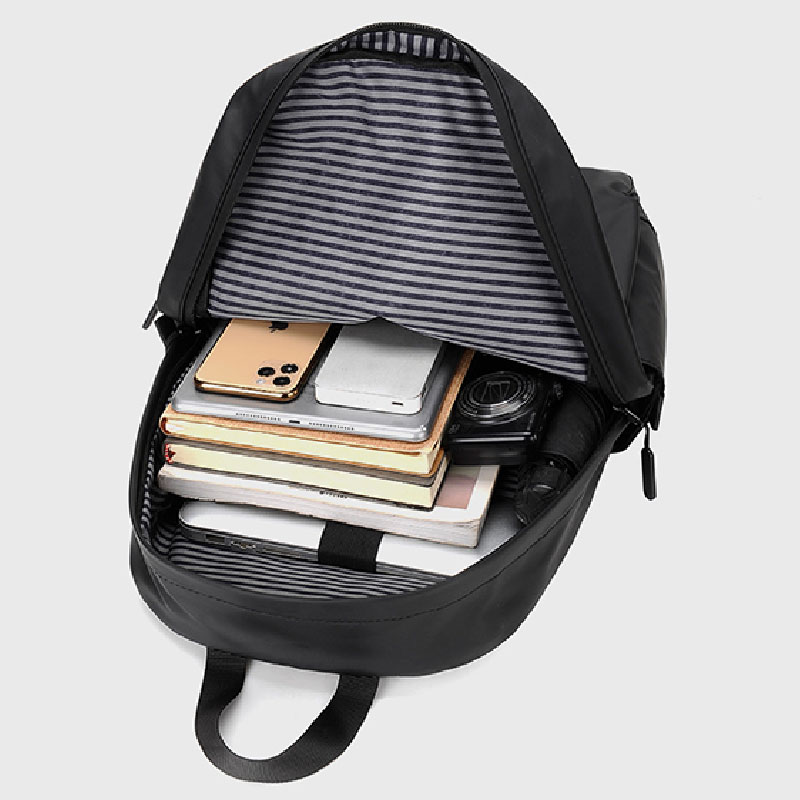 Johnn Men's Backpack Computer Bag Fashion Korean Style Nylon Backpack Simple Large Capacity