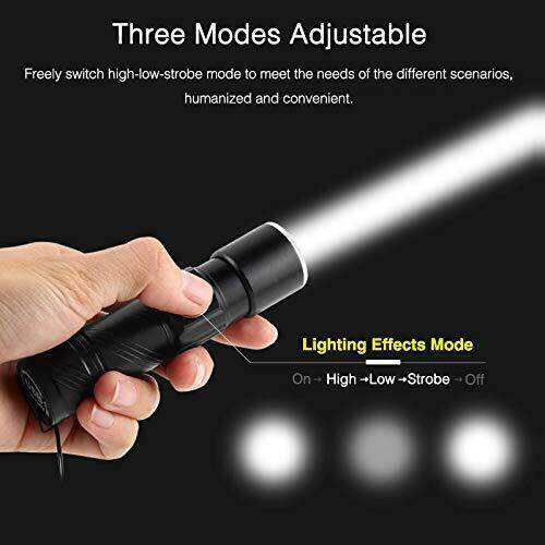 Bitak Đèn LED CREE MINI Siêu Sáng Đèn Pin Sạc USB Chiến Thuật Đèn