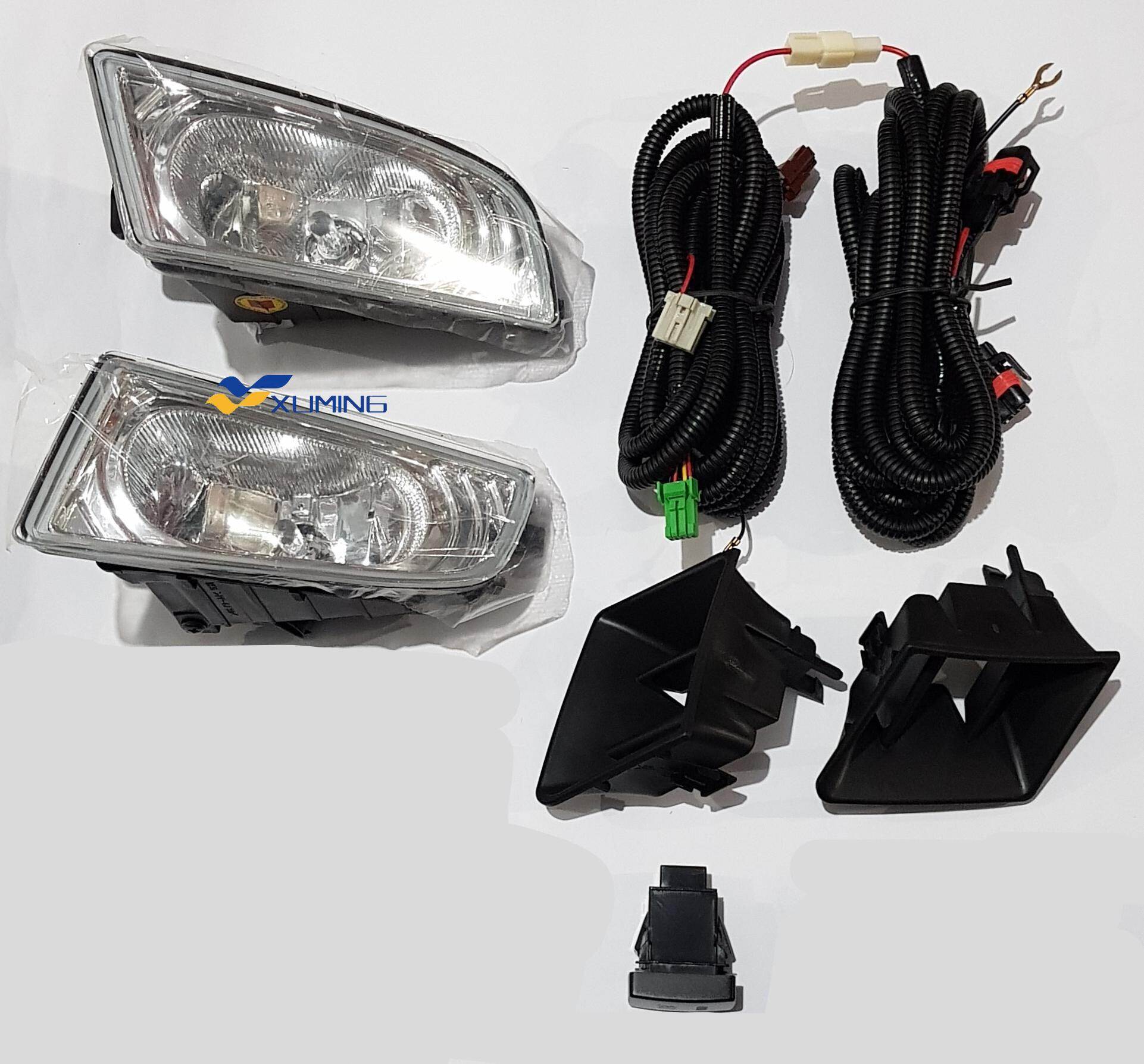 Xuming (a set ）（with wires and the switch）for civic fog lamp front driving light fog light front bumper light for honda civic sna fd 2006 2007 2008 fd1 fd2 front bumper foglights