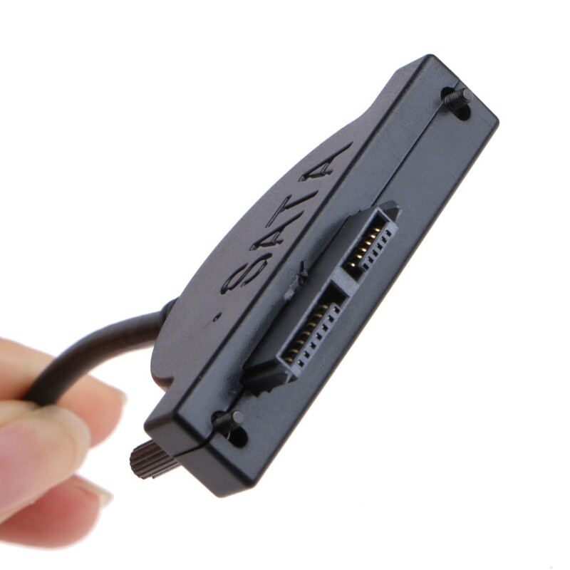 External USB To SATA 13Pin(7+6) Laptop DVD CD ROM Optical Drive Adapter Cable