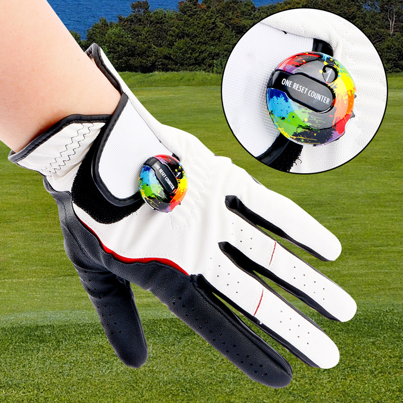 SHN Golf Score Counter User-friendly Portable Golf Stroke Counter with Quick Reset Keep Score Easily for Golf Lovers in Asia