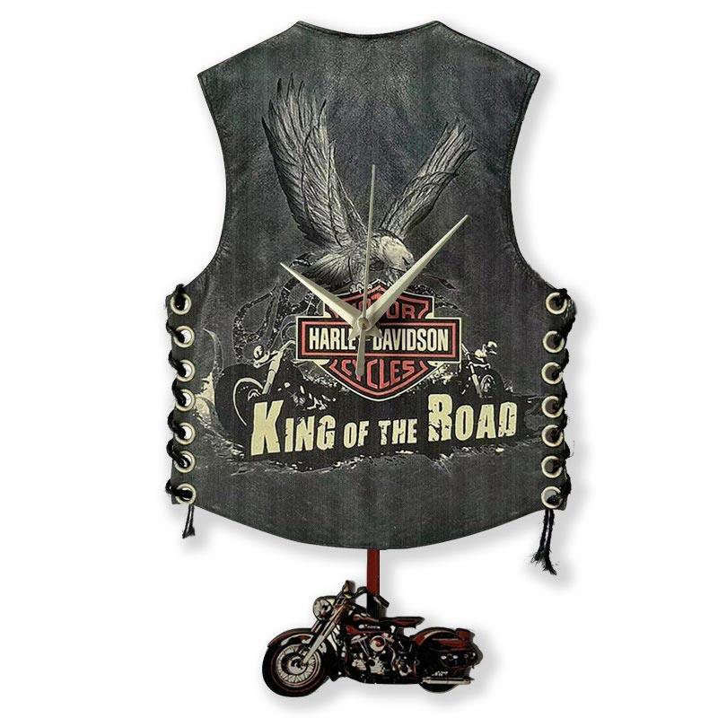 Motorcycle Wall Clock Wooden Motorcycle Silent Wall Clocks Design Nordic Creative Clocks Art Vest Swing Clock Home Decoration