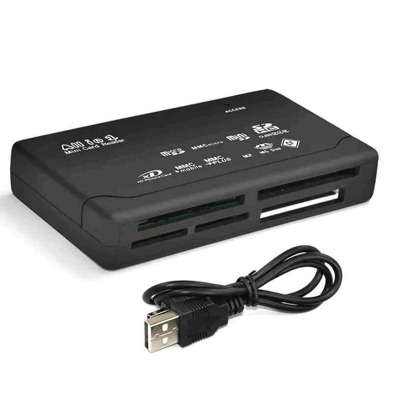 Mini Memory Cardreader All In One Card Reader USB 2.0 480Mbps Card Reader TF MS M2 XD CF Micro SD Carder Reader