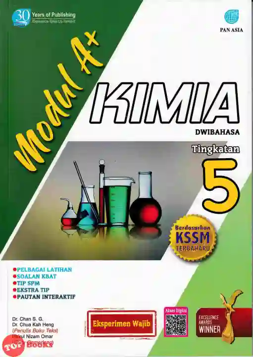 Topbooks Pan Asia Modul A Kimia Dwibahasa Tingkatan 5 Kssm 2021 Lazada
