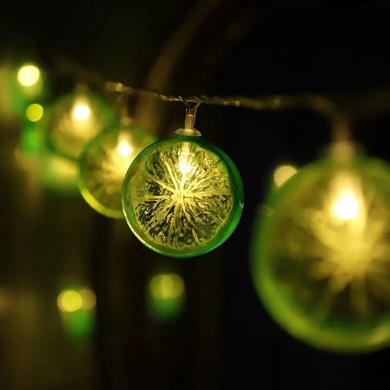 【Lightingeverthing】 Đèn Trang Trí Lát Chanh 2M 10 LED Lưới Sao Dây Chạy Bằng Pin Ánh Sáng Màu Đỏ Trang Trí Phòng Phong Cách Ins, Trang Trí Nhà Tiệc Giáng Sinh Đám Cưới LED Chuỗi