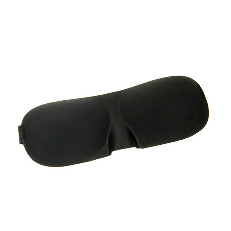 Travel 3D Eye Cover Sleep Soft Padded Shade Cover Rest Relax Sleeping Blindfold