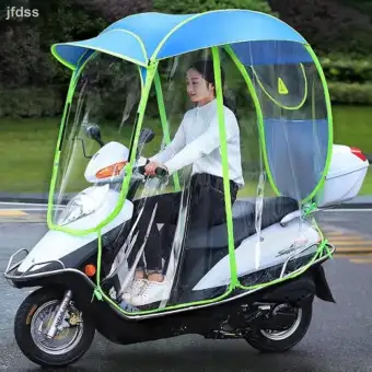 covered electric bike