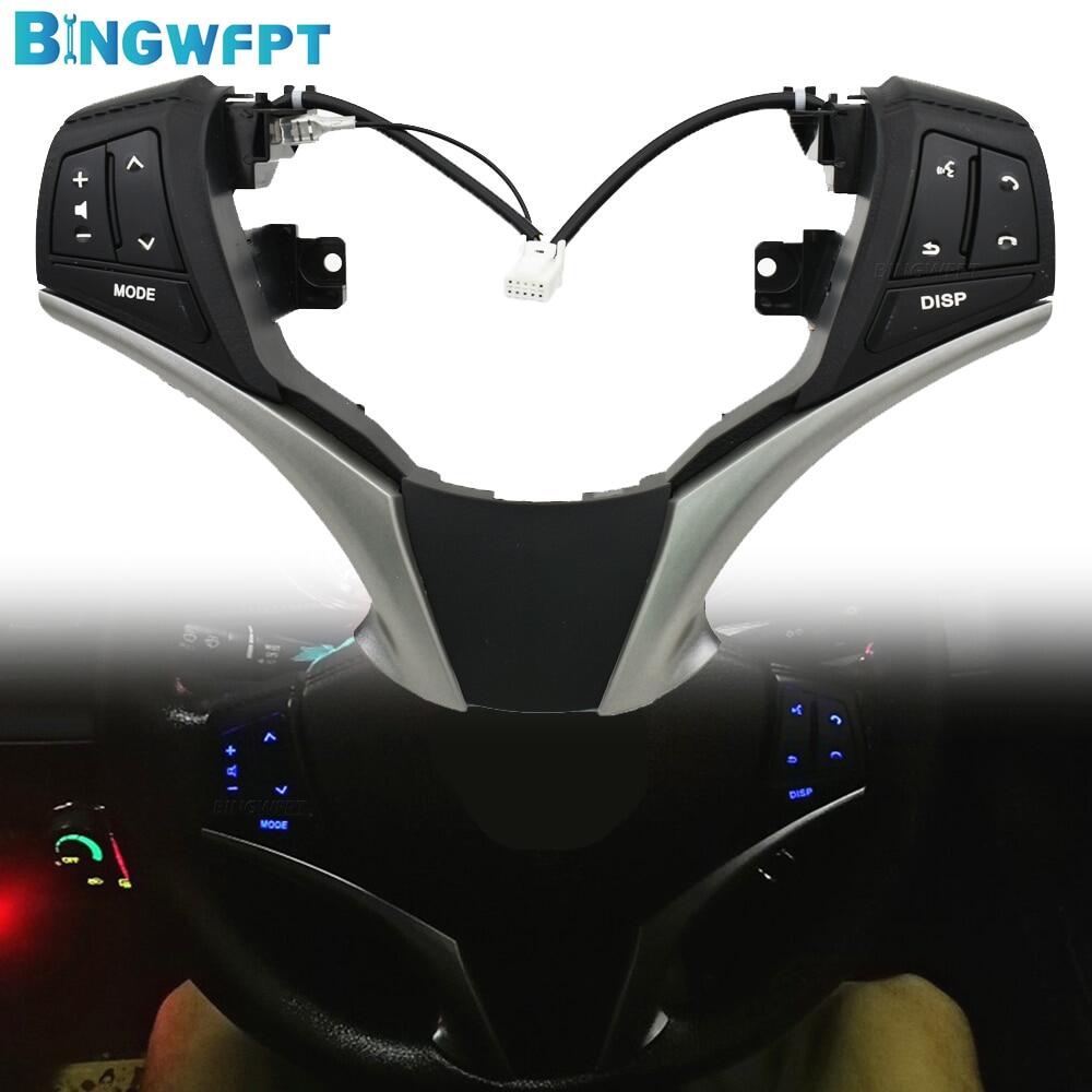 BINGWFPT For Toyota Yaris Vios 2013-2020 Multifunction Steering Wheel Combination Control Switch
