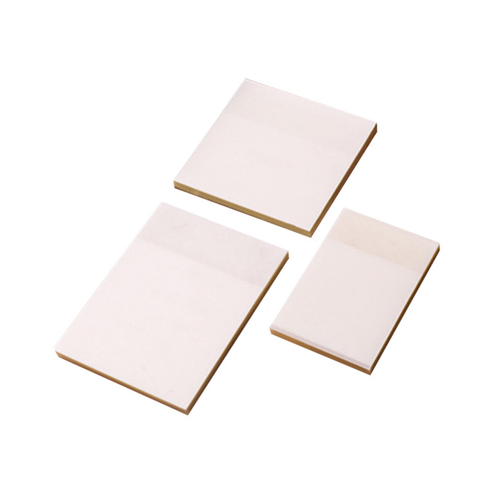 Transparent Sticky Notes Clear Notepad Sticky Note Set Waterproof Memo Pad Stationery