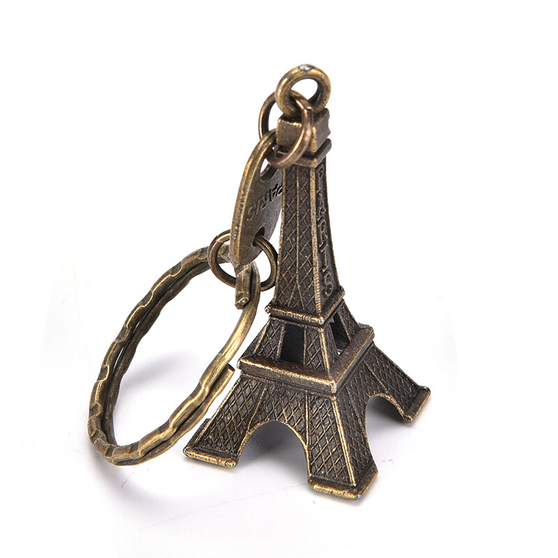 Convenient Easy For Lowest Price Paris Retro Mini Eiffel Tower Model Cute Keychain Keyfob Eiffel Tower Figurines Eiffel Tower Keychain