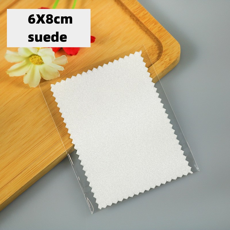 Khăn lau da lộn vải lau kính 6x8 cm