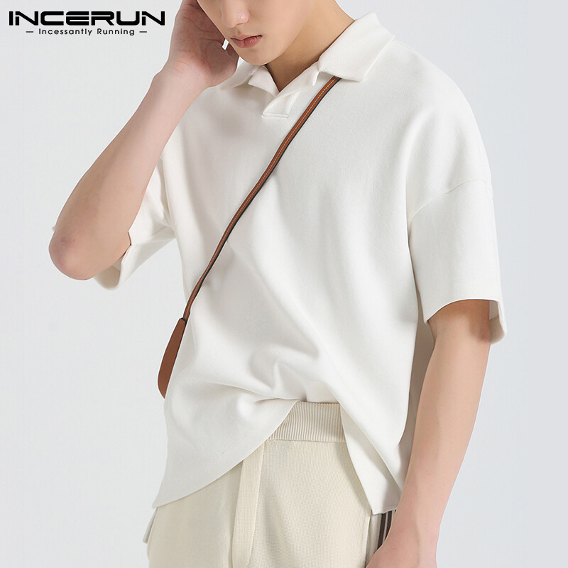 Korea Style INCERUN Summer Mens Half 